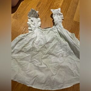 Green Print Zara Top